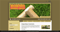 Desktop Screenshot of brennstoffe-bauer.at